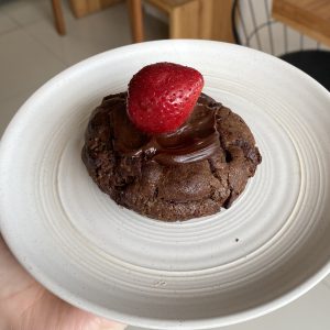 Cookie Nutella y Frutillas